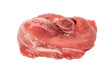Raw pork tenderloin isolated on a white background.  Fresh meat.