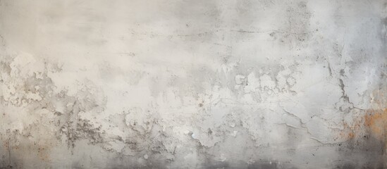 Poster - A vintage toned cement and sand wall with a grungy texture provides a grey and white abstract background ideal for a copy space image