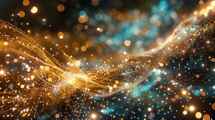 Quantum particles entangled in connectivity's delicate dance