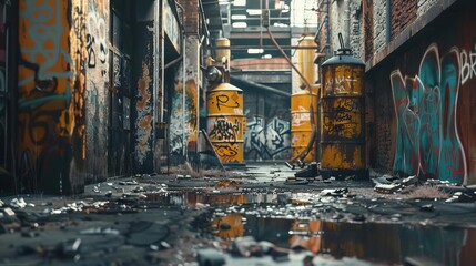 Capture urban exploration through an eye-level angle