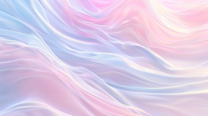 Wall Mural - Abstract pastel pink and blue wavy background