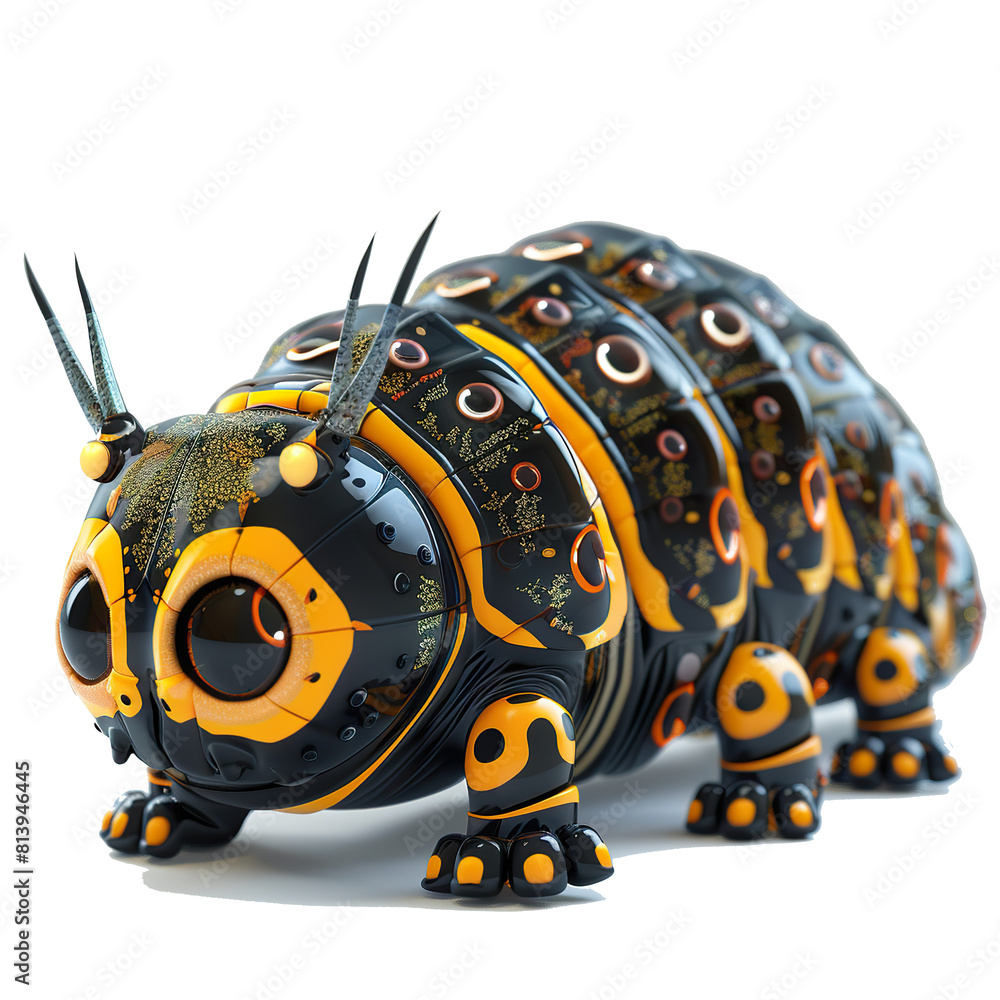 Realistic Insect cartoon Illustration. 3D Insect cartoon Character ...
