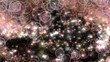 Abstract background made of particles of different sizes