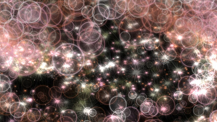 Wall Mural - Abstract background made of particles of different sizes