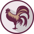 Design of rooster symbol