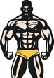 Muscle man body sport