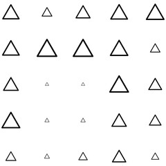 Wall Mural - Triangles line random pattern background. Vector illustration.	