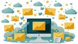 Digital Communique: Emails in Flight