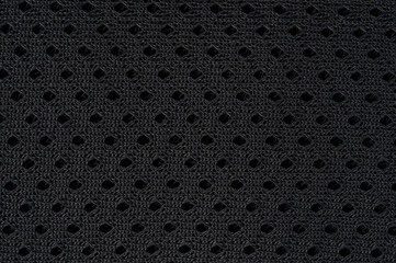 Sticker - Black fabric texture with holes