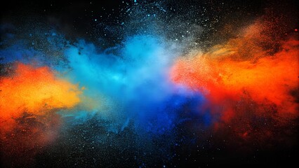 abstract colorful background with space. orange and blue abstract wallpaper