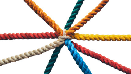  Team rope isoladed on free png. Partnership together teamwork unity communicate support. Strong diverse network rope team concept integrate braid color background cooperation empower power.