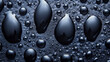 Multicolored background illustration in the form of drops,Generated by AI