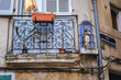 Shrine on a building in Aix-en-Provence city, France