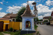 Roadside shrine in Sibiel village in Sibiu County, Romania