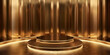 Abstract luxury gold studio well use as background layout .
