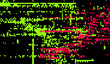 Abstract glitchy background with random pixel noise. Vector illustration in green and black colors.