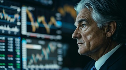 Concerned, Jerome Powell studied the charts on the screen.