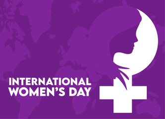 Wall Mural - Happy International Women's Day to all women in the world