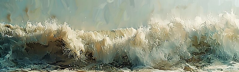 Wall Mural - nature water background wave