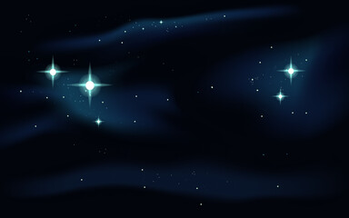 Wall Mural - cartoon galaxy background vector