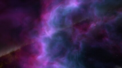 nebula gas cloud in deep outer space
