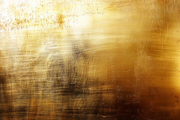 Wall Mural - Shining silver gold texture with a fine brushed finish.