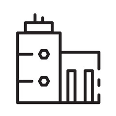 Poster - Building City Engineer Line Icon