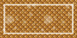 Elegant golden scales design with ornate border