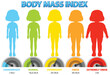 Illustration of BMI categories and ranges