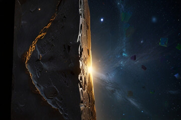 Wall Mural - Background space galaxy with stars