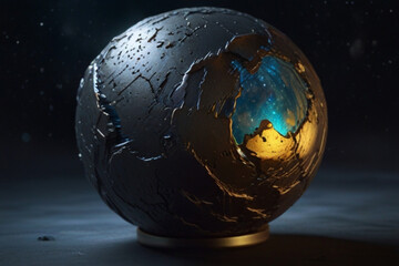 Wall Mural - Background space galaxy with stars