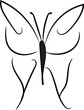 © sumona - linear flat butterfly outline collection
