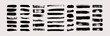 © dniprodd - Set of black grunge brush strokes