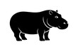 hippopotamus cartoon vector illustration