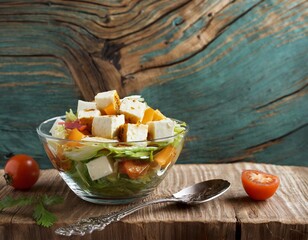 Wall Mural - paneer salad food