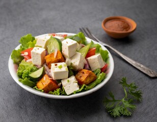 Wall Mural - paneer salad food