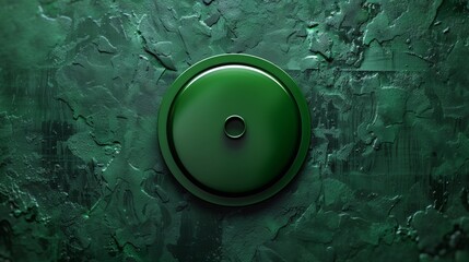Poster - Green intro play button introduction playing