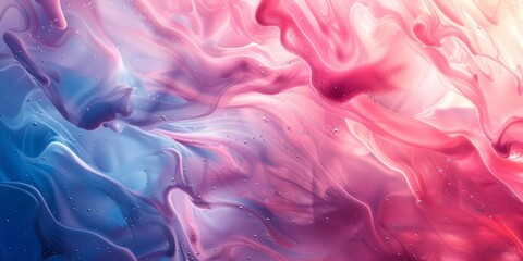 Poster - abstract background with colours pink and purple