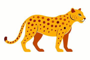 jaguar cartoon vector illustration