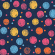 Polka dots patterns seamless. AI Generated