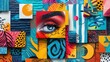 © Boomanoid - Vibrant artwork featuring colorful eye
