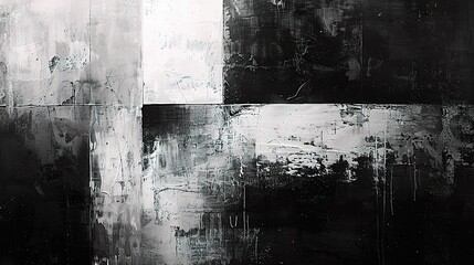 Wall Mural - black and white abstract background