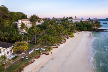 Sticker - Aerial view of Panwa beach in Phuket, Thailand