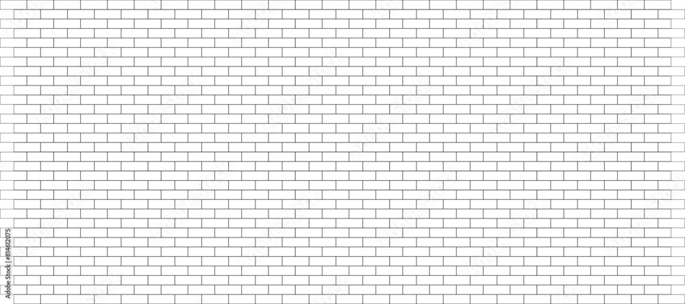 White brick wall texture seamless vector illustration Stock Vector ...