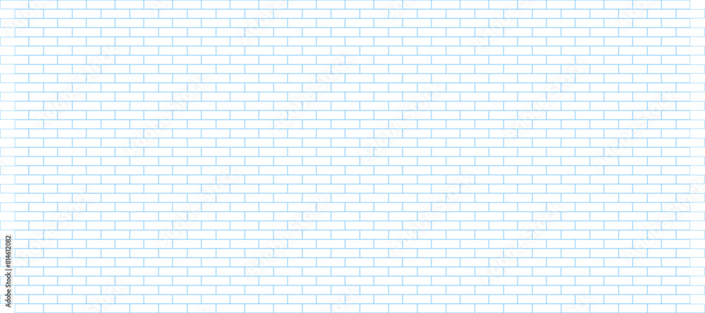 White and blue brick wall texture seamless vector illustration Stock ...
