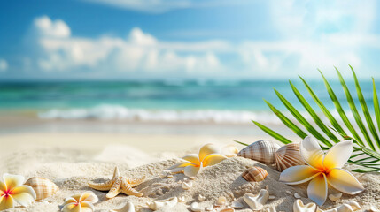 Wall Mural - beautiful tropical beach background