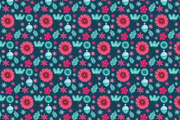 Wall Mural - floral flower pattern