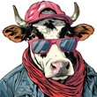 Cows vintage hiphop