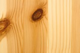 Close-up of a board from coniferous wood with knots