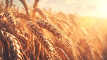 a green crop circle with geometric patterns and a close-up of wheat ears.